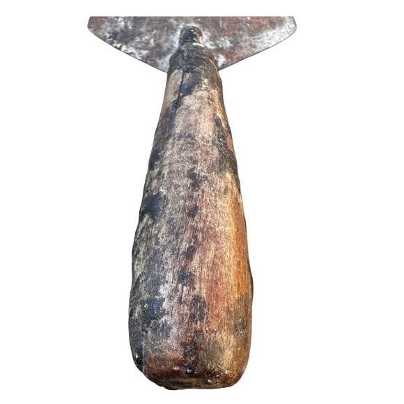 Vintage Cement Trowel Mason Brick Bricklayer 14” Tool Wooden Handle, Patena - Picture 6 of 8